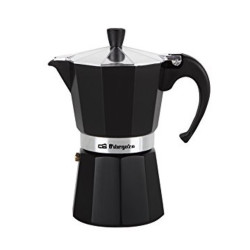 CAFETERA ALUMINIO ORBEGOZO KFN1210 12T NEGRA