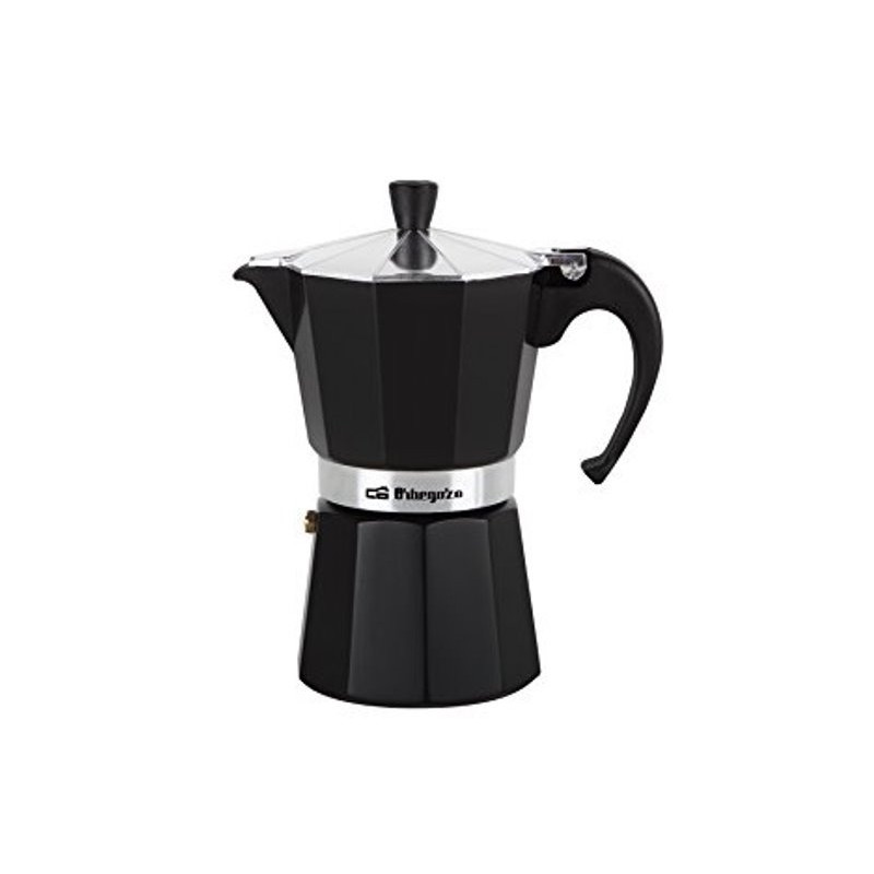 CAFETERA ALUMINIO ORBEGOZO KFN910 9T NEGRA