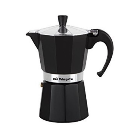 CAFETERA ALUMINIO ORBEGOZO KFN310 3T  NEGRA