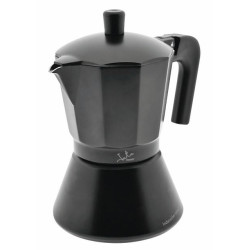 CAFETERA ALUMINIO INDUCCION JATA CFI6 6T NEGRA 