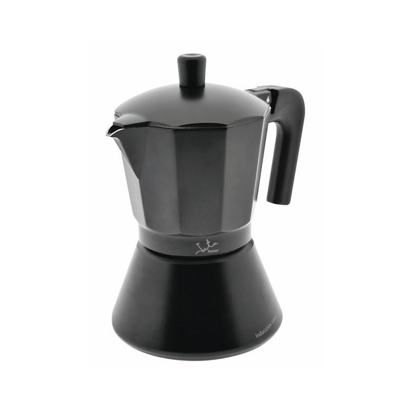 CAFETERA ALUMINIO INDUCCION JATA CFI6 6T NEGRA 