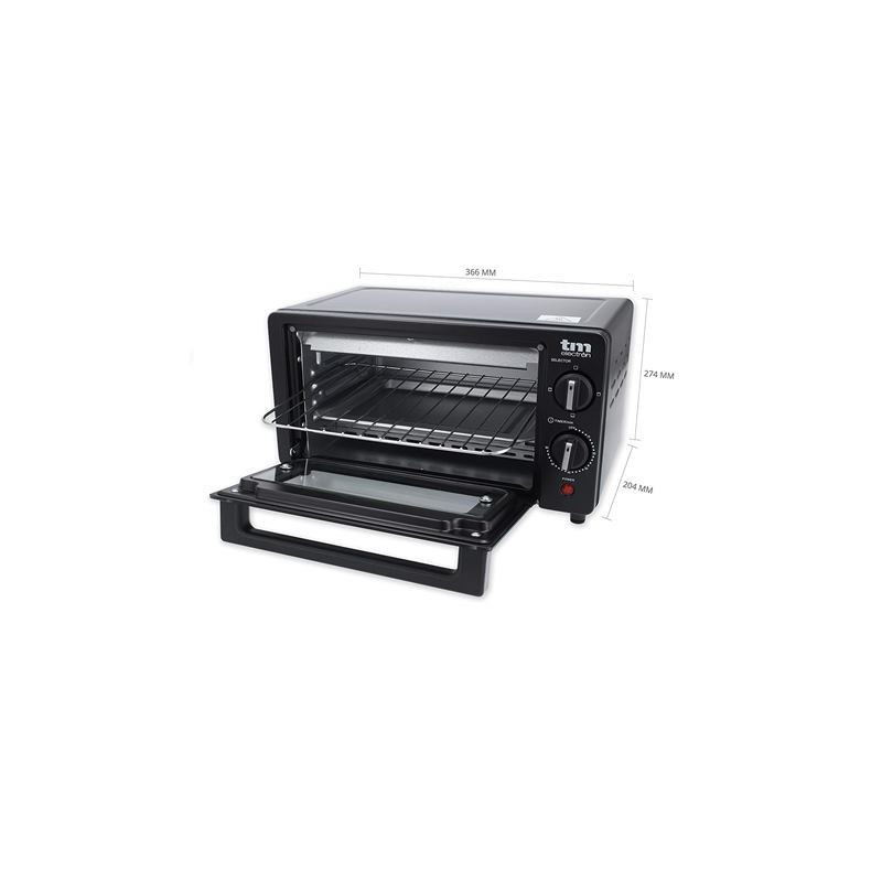 HORNO SOBREMESA 10L NEGRO TM TMPHO001BK 800w