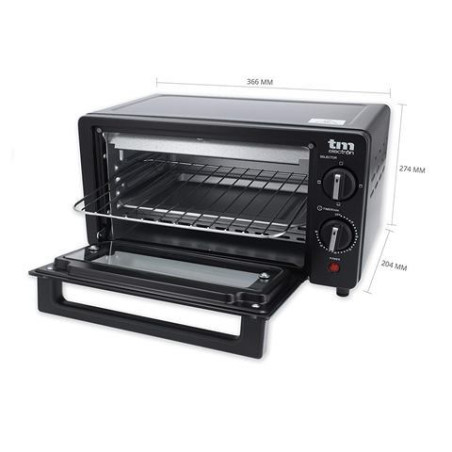 HORNO SOBREMESA 10L NEGRO TM TMPHO001BK 800w