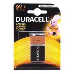 PILA ALCALINA DURACELL PLUS 6LF22 9V 1 UND