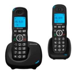 TELEFONO INALAMBRICO DUO ALCATEL XL535DUO NEGRO 