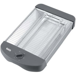 TOSTADOR PLANO ELCO PT1083 NEGRO INOX 600W