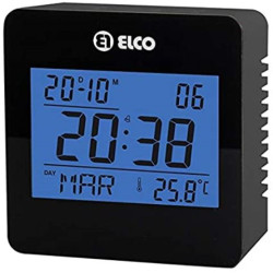 RELOJ DESPERTADOR ELCO ED60 NEGRO