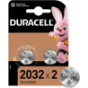 PILA BOTON LITIO DURACELL DL2032 X 2 3V 2 UNID