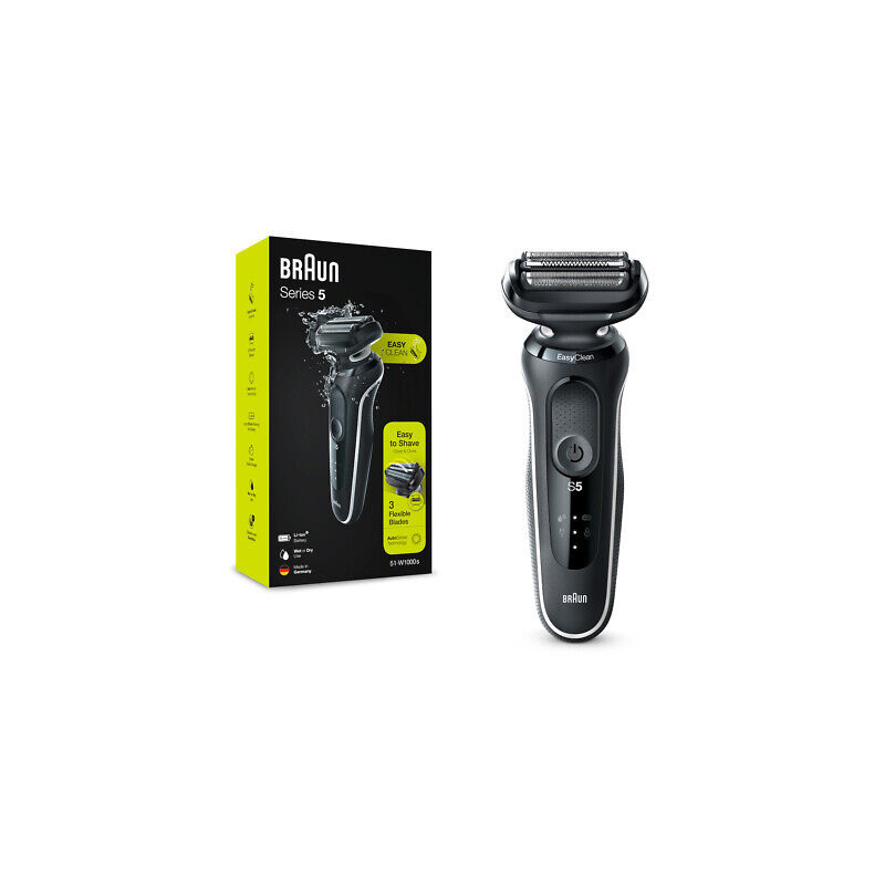 Afeitadora BRAUN 51W1000S Easy Clean Humedo/Seco