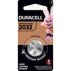 PILA BOTON LITIO DURACELL CR2032 3V 1 UNID