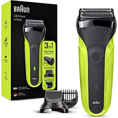 Afeitadora Barbero BRAUN 300BT GREN BOX EURO FAMIL