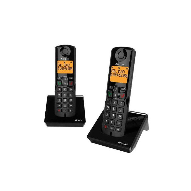 TELEFONO INALAMBRICO DUO  ALCATEL S280 DUO NEGRO