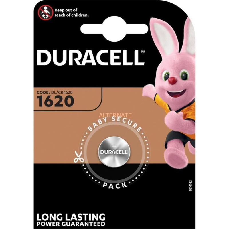 PILA BOTON LITIO DURACELL DL1620 X 2 3V 2 UNID