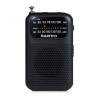RADIO BOLSILLO AM/FM SANYO KS112 NEGRO / PLATA