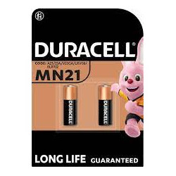 PILA ALCALINA DURACELL PLUS MN21 23A LR23 2 UND