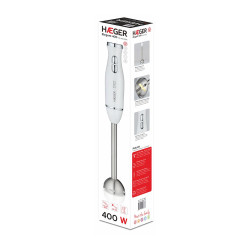 BATIDORA VARILLA MET  HAEGER HB400021A 400W INOX