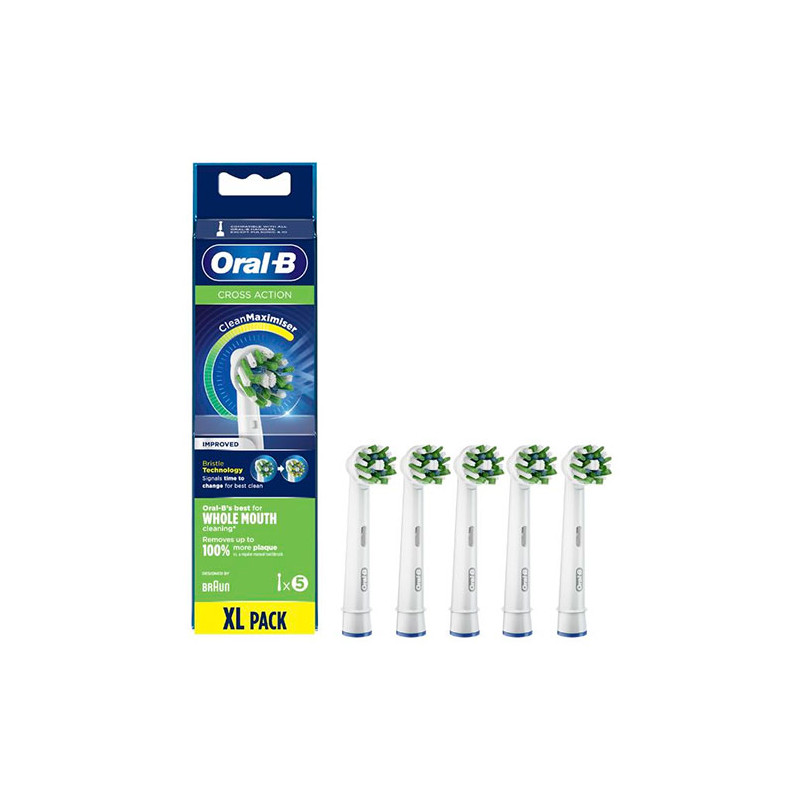 RECAMBIO CEPILLO ORAL-B EB50RB/5 5 UND CROSS ACTIO