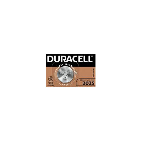 PILA BOTON LITIO DURACELL DL2025 X 2 3V 1 UNID