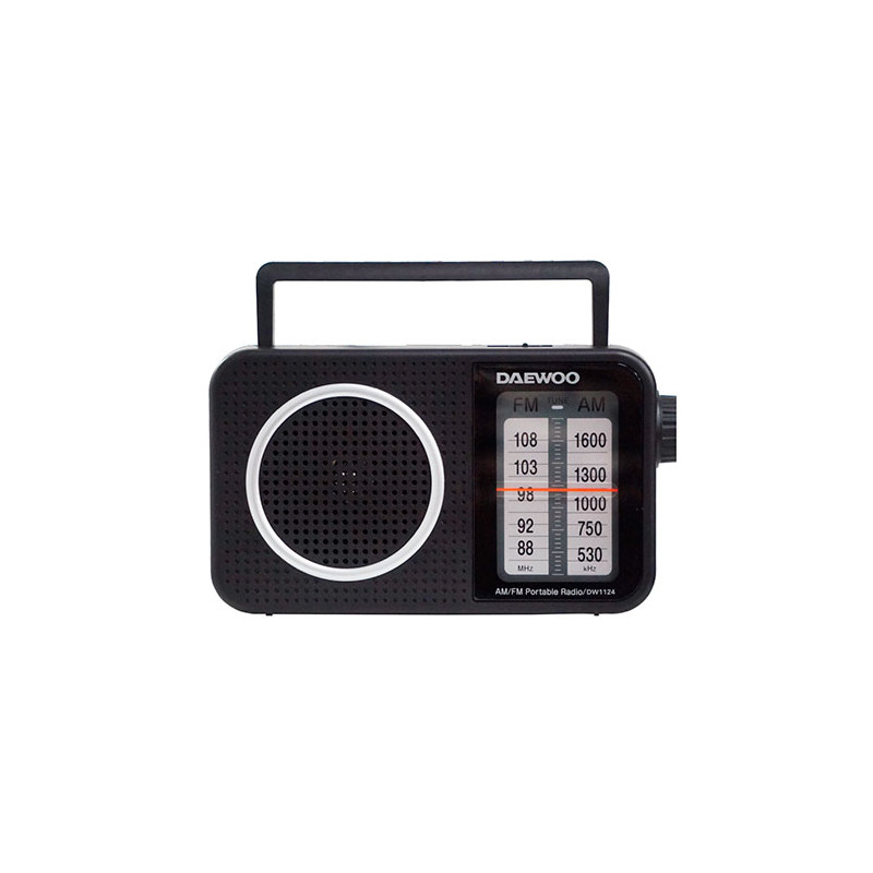 RADIO PORTATIL RED DAEWOO DW1124 AM/FM 